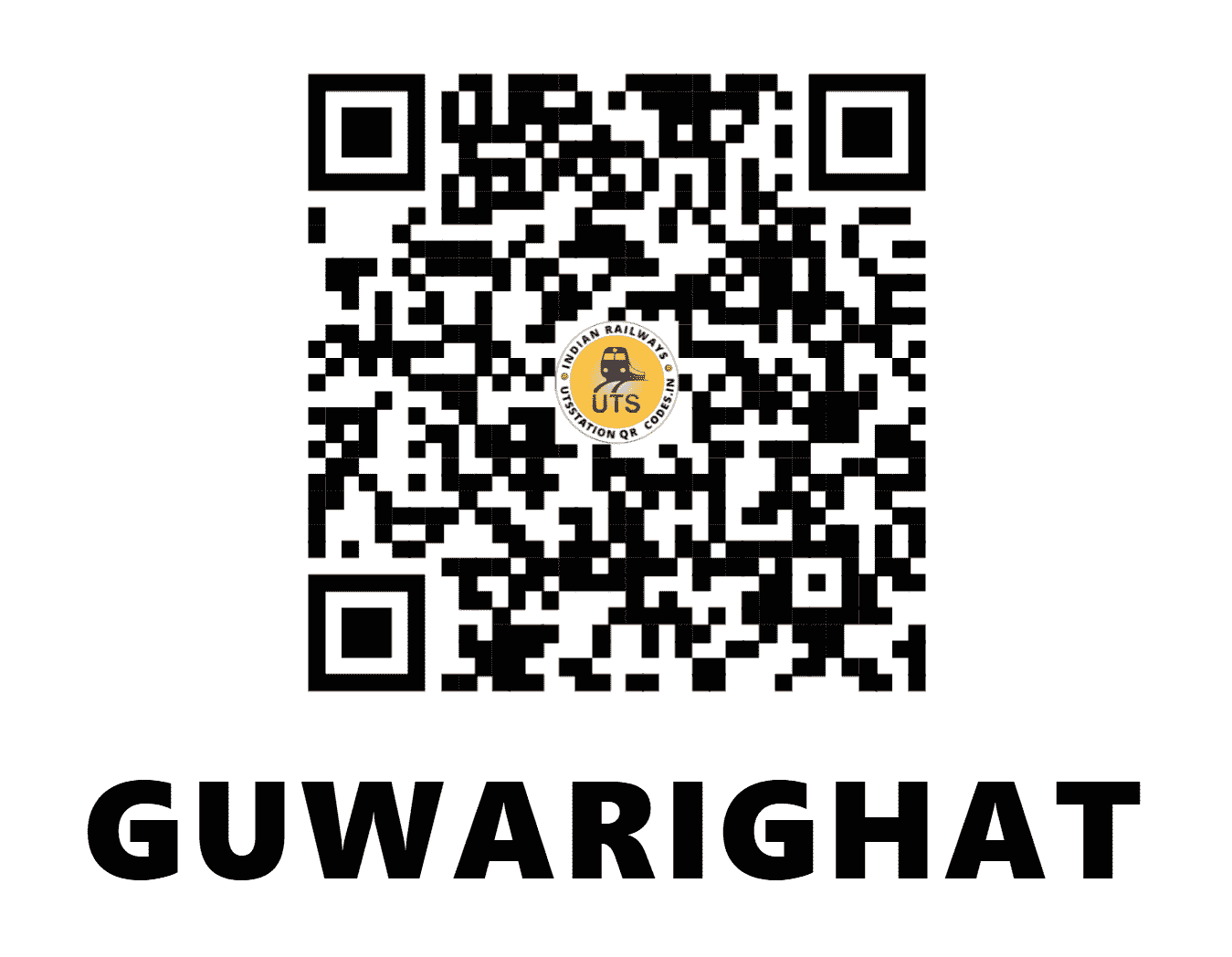 UTS QR Code for GUWARIGHAT - GRG (SB - MADHYA PRADESH)